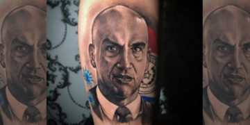 Insólito: por el coronavirus, un hombre se tatuó al Ministro de Salud