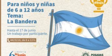 Invitan a participar de concurso de dibujo por el Día de la Bandera