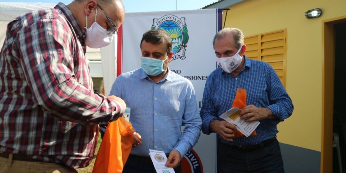 Stelatto acompañó a Herrera Ahuad en la puesta en valor del CAPS de Nemesio Parma