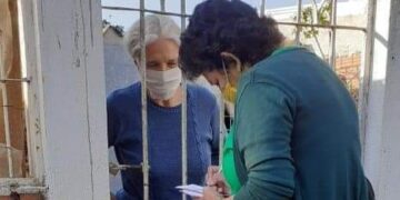 Vacunación antigripal: se relevaron más de un centenar de mayores de 60 años en el barrio San Gerardo
