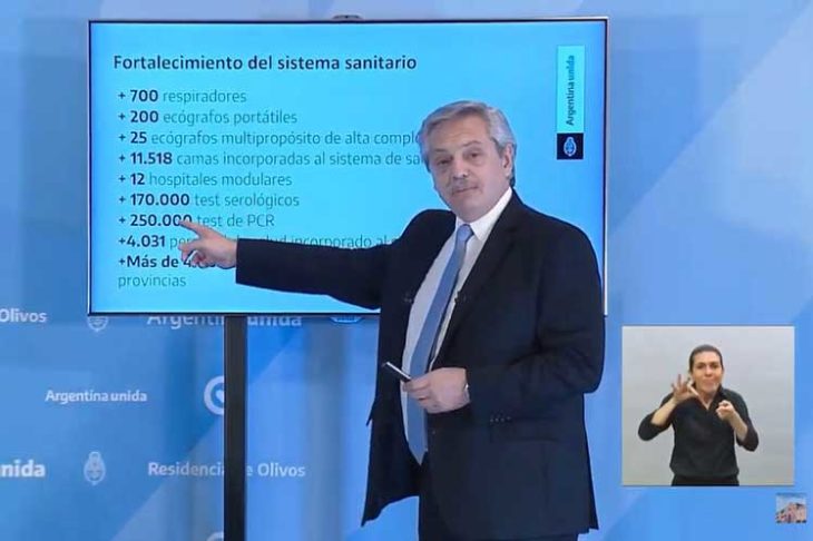 Fernández: «Se salvaron muchas vidas con la cuarentena»
