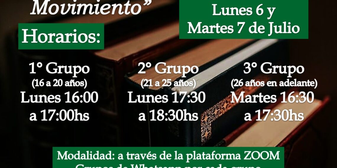 Esta semana comienzan los cursos del Proyecto “Jóvenes Escritores Residentes en Posadas 2020”