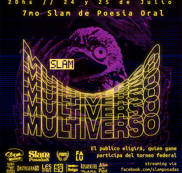 Se viene el 7mo Slam de Poesía: Copa Multiverso (Online)