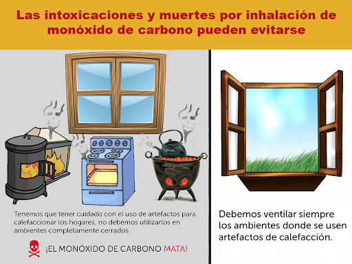 Difunden consejos para prevenir intoxicaciones por monóxido de carbono