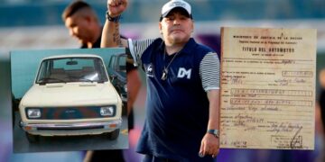Apareció abandonado en un gallinero, fue restaurado y hoy apuntala un gran sueño: la increíble historia del primer auto 0 KM de Diego Maradona