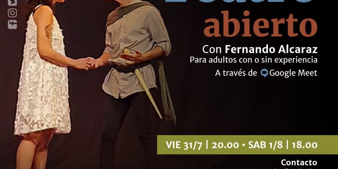 Los Talleres Virtuales de Teatro no paran