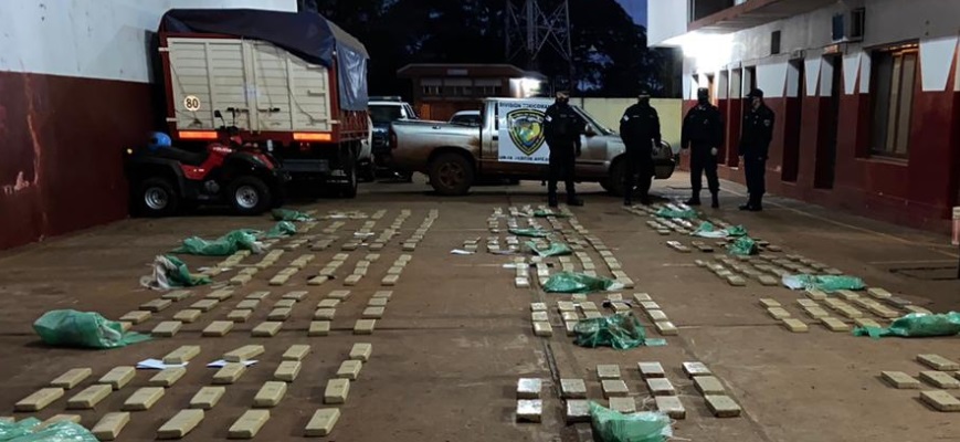 Interceptaron una camioneta cargada de marihuana valuada en más de$27 millones en Hipólito Yrigoyen