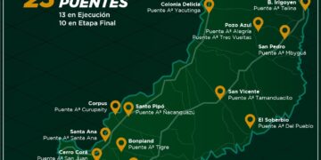 El Programa 100 Puentes avanza en 23 obras