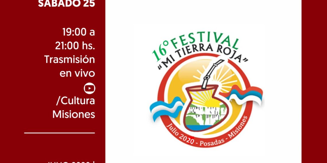 El Festival mi tierra roja se transmitirá vía streaming