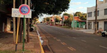 Ciclovías: instalan carteles en Francisco de Haro y Rademacher