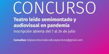 Invitan a participar del Concurso de Teatro Leído Semimontado y Audiovisual en Pandemia