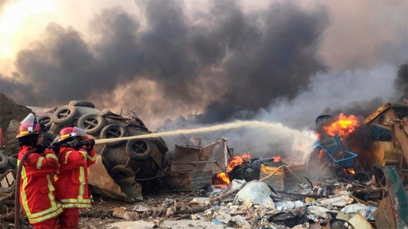 Una brutal explosión causa más de 70 muertos y unos 4.000 heridos en Beirut