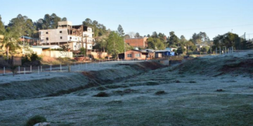 Intensa helada negra en distintos puntos de la provincia con temperaturas bajo cero