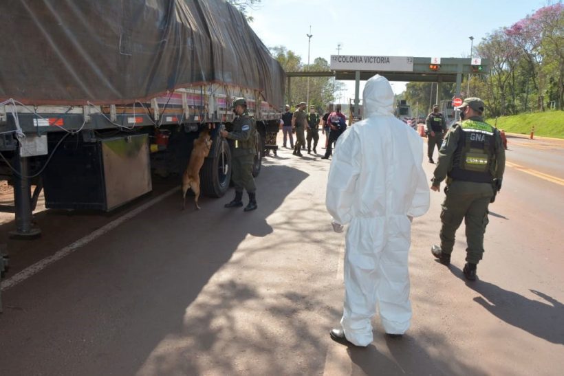 Camionero brasileño fue detenido con 760 kilos de marihuana