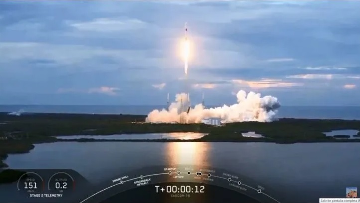 Argentina lanzó con éxito un nuevo satélite, el SAOCOM 1B