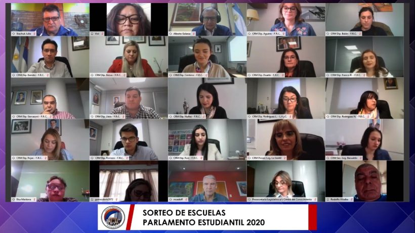 Seleccionaron las escuelas que participarán del Parlamento Virtual Estudiantil Misionero 2020