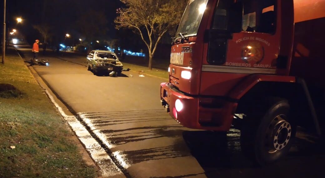 Detuvieron a un automovilista alcoholizado que protagonizó un choque en Garupá