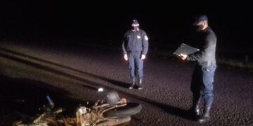Falleció un joven tras despistar con  su motocicleta en la Ruta 20