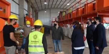 Bancarios se interiorizaron sobre la Planta de Separación de Residuos y el Parque Industrial