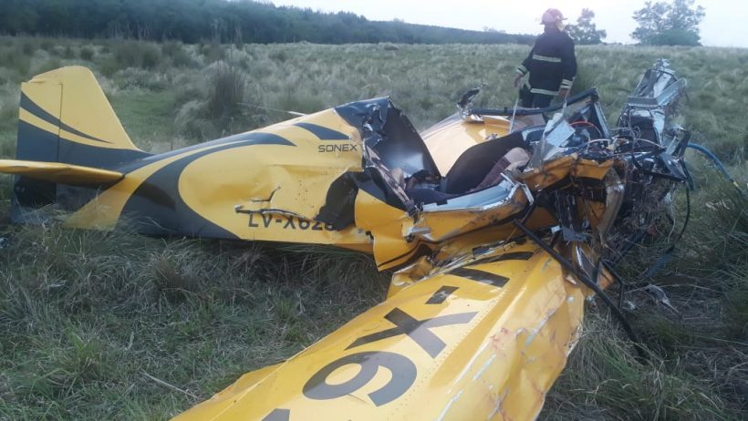 Un muerto y un herido en la caída de una avioneta en Parada Leis