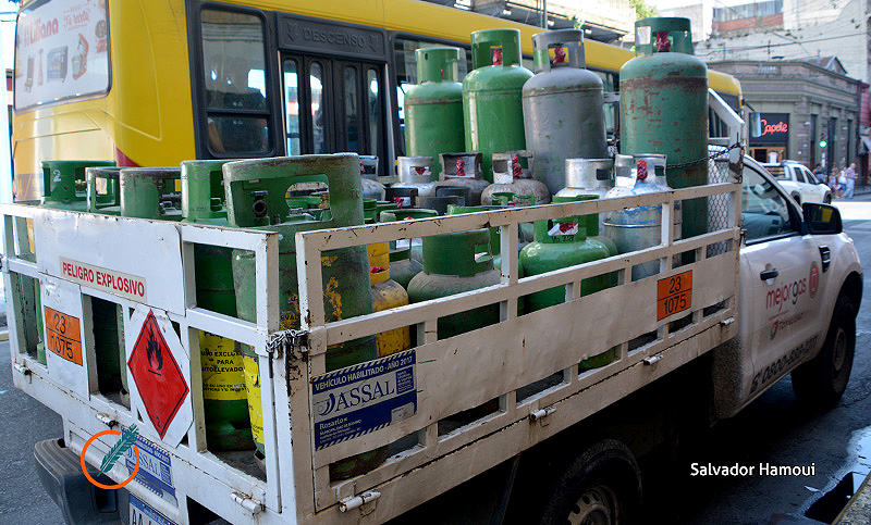 La garrafa de gas de 10 kilos rondaría los 550 pesos con transporte a domicilio