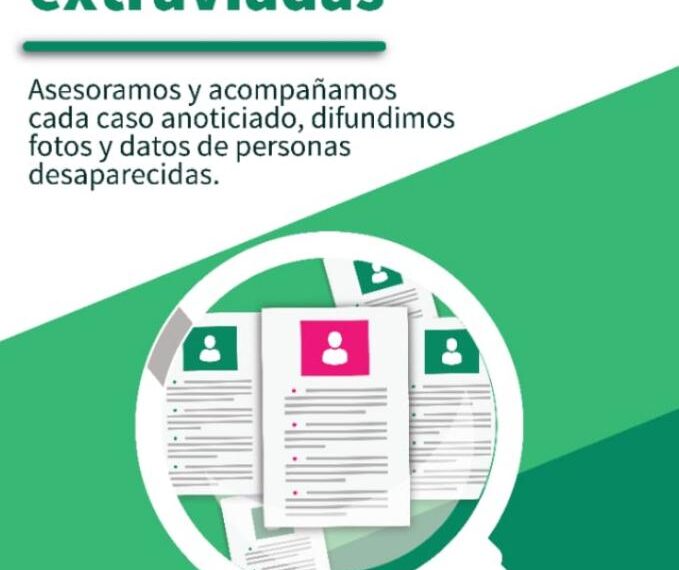Continúan trabajando en el Registro municipal de personas desaparecidas o extraviadas