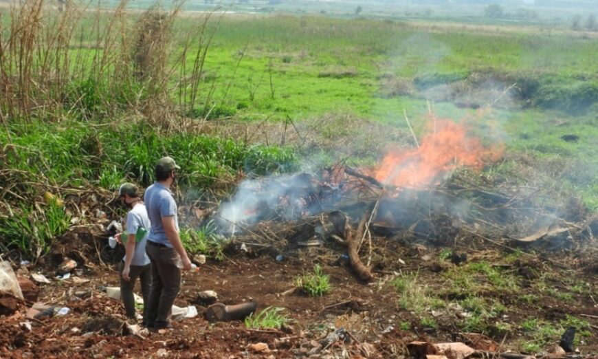 A pesar de la prohibición en Posadas detectaron quemas activas en el ARA Zaimán