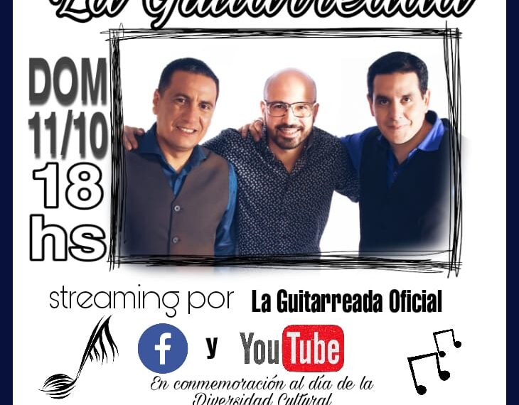 “La Guitarreada” dará un show para celebrar el día de la Diversidad Cultural