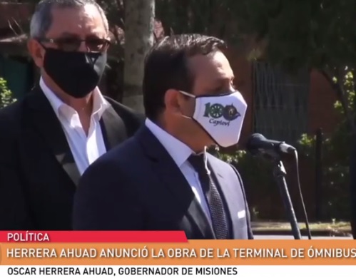Herrera Ahuad anunció la construcción de la nueva Terminal de Capioví