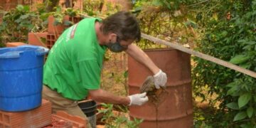 Interbrote: fuerte operativo de descacharrado y concientización sobre el Dengue