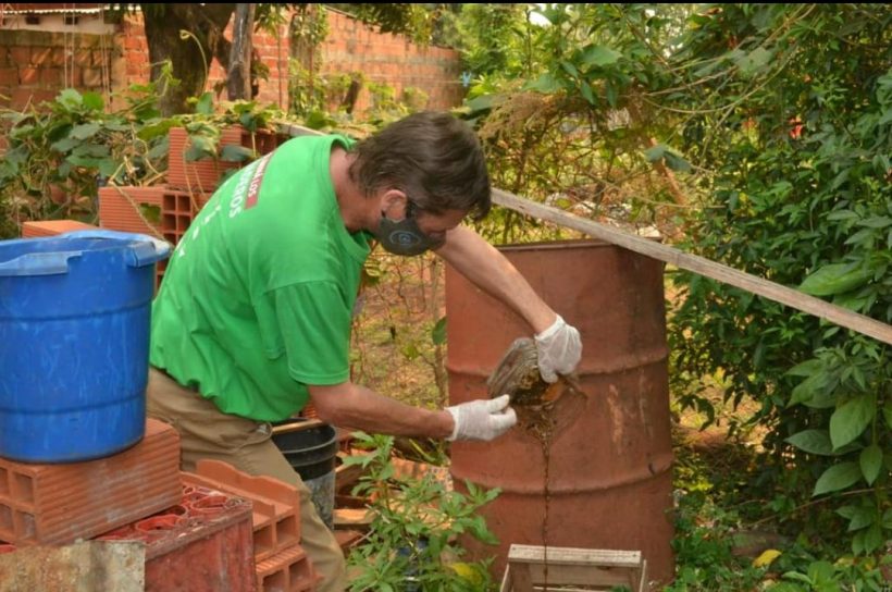 Interbrote: fuerte operativo de descacharrado y concientización sobre el Dengue