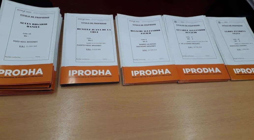 La Legislatura declaró de Interés Provincial el Programa de Regularización Dominial del IPRODHA