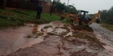 El municipio desplegó operativo de  asistencia a vecinos afectados por el temporal en Apóstoles