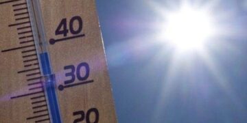 Martes caluroso con una máxima que rozará los 40 grados