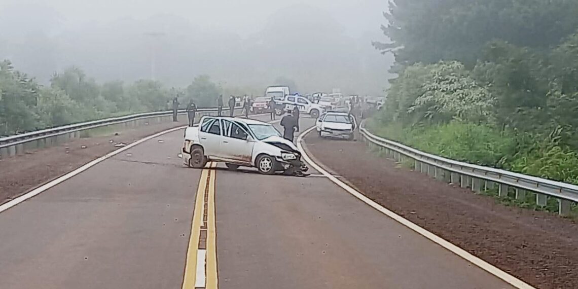 Un joven murió en un choque sobre la ruta 14