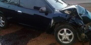 Automovilista conducía en estado de ebriedad, chocó contra un camión y terminó detenido