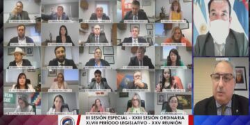 Por unanimidad Rovira fue reelecto para presidir por un nuevo período el Poder Legislativo