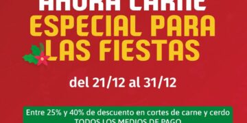 Continúa vigente el Ahora Carne con descuentos de hasta el 40%