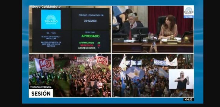 Aprobaron la Ley del aborto