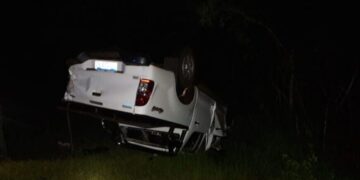 Un fallecido tras despiste y vuelco en 25 de Mayo