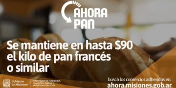 Prorrogaron el “Ahora Pan” hasta marzo