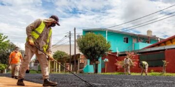 Culminaron los trabajos de pavimentación en la chacra 34 de Posadas