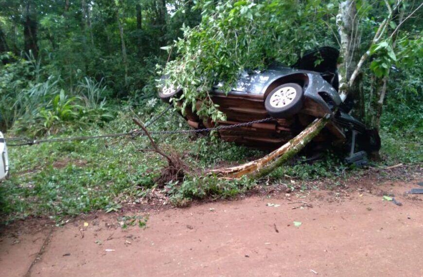 Iguazú: Dos muertos tras un despiste en la zona de las 600 hectáreas