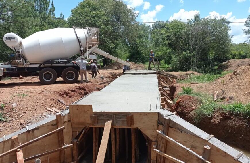 Construyen 26 nuevos puentes en diferentes puntos de Misiones