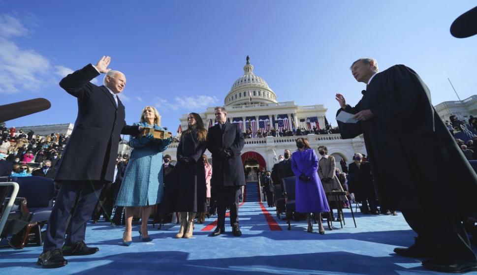 Joe Biden toma posesión como 46º presidente de Estados Unidos