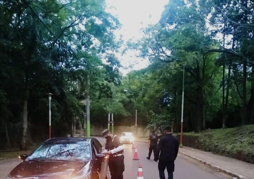 77 vehículos retenidos, 120 actas labradas y 38 detenidos en operativo de seguridad