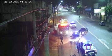 Cinco jóvenes fueron detenidos tras ser captados por las cámaras de videovigilancia ocasionando disturbios