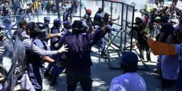 Luego de la represión policial, se realizó una nueva marcha en Formosa