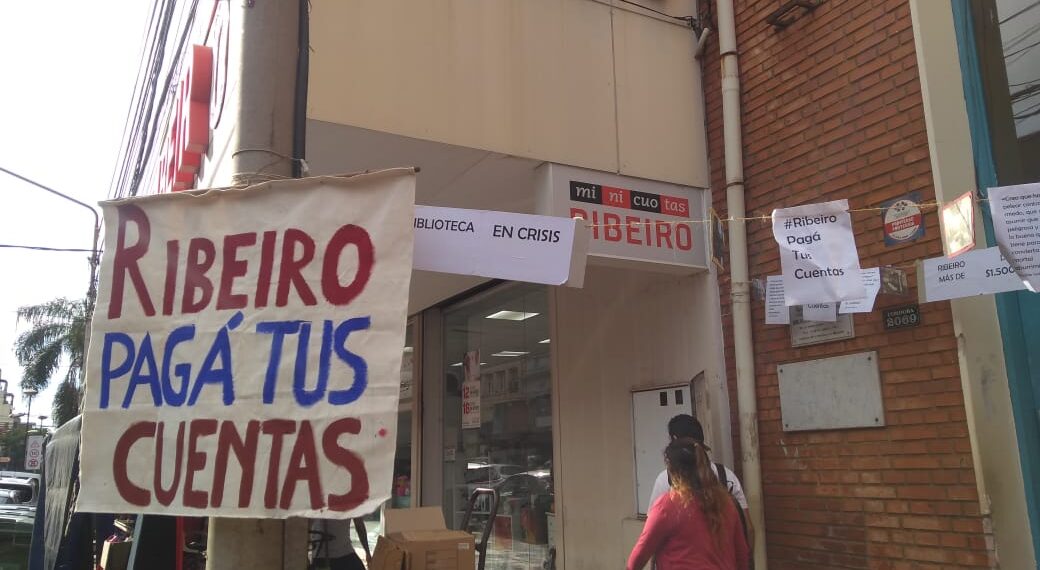 Biblioteca Popular continúa el reclamo del pago de 7 meses de alquiler por parte de Ribeiro