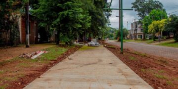 Construyen bicisendas sobre las avenidas Tomás Guido y Santa Cruz